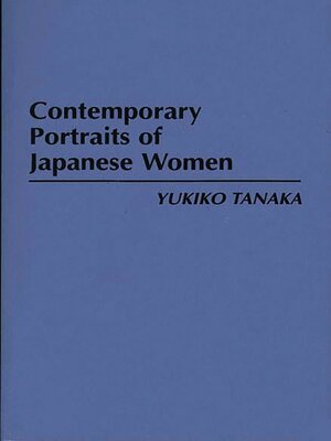 cover image of Contemporary Portraits of Japanese Women